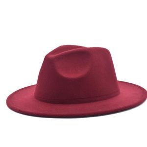 Burgundy Fedora Hat